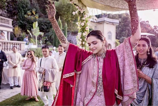 Deepika Padukone and Ranveer Singh's Sindhi Wedding Photos, Vogue India