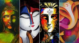 Explore The Stunning Modern Art and Mythology Series With Trishna Patnaik