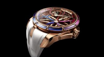 The New Timepiece by Roger Dubuis is an Extraordinary Exhibition of Luminescent Colors