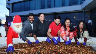 Visakhapatnam Hotel Novotel With a Joyous Cake Mixing Extravaganza, Varun Beach Inspires the Christmas Spirit