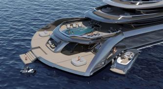'Indah' A 394-Foot Megayacht- A Future of Yachts