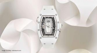 Richard Mille Presents Another $180,000 Women Watch on The Whole White Artistic