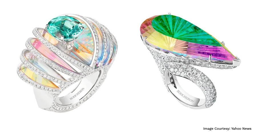 French Luxury Brand Boucheron's Holographique High Jewellery is Joyfully Colourful
