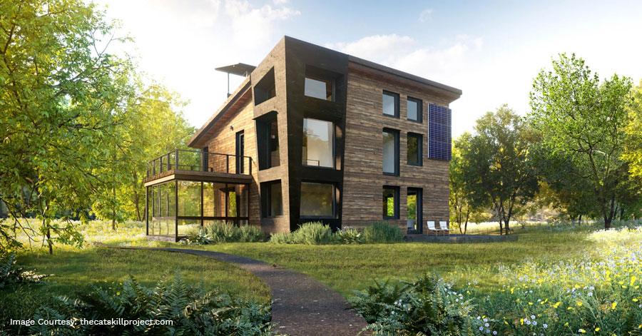 View of Carbon Neutral Luxury Homes: The Catskill Project in Livingston Manor ...