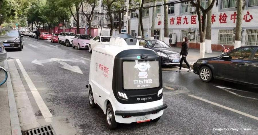 Ochama by Chinese Online Retail Giant, JD.com Has Robots Delivering The Goods