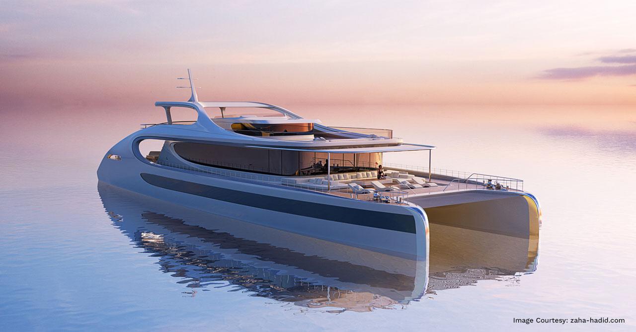 Zaha Hadid Architects Joins Forces With Rossinavi to Create the Oneiric, a Fully Electric Yacht