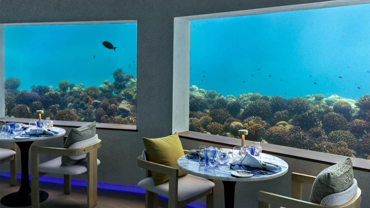 Only BLU, The Largest Underwater Restaurant in The Maldives, Opens at OBLU SELECT Lobigili & OBLU XPERIENCE Ailafushi