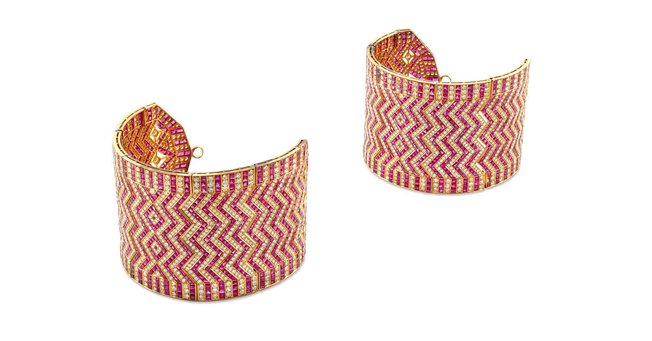 A Pair of Art Deco Bajubands Sold For a Stunning 1.3 Crore Rupees At AstaGuru's Online Auction