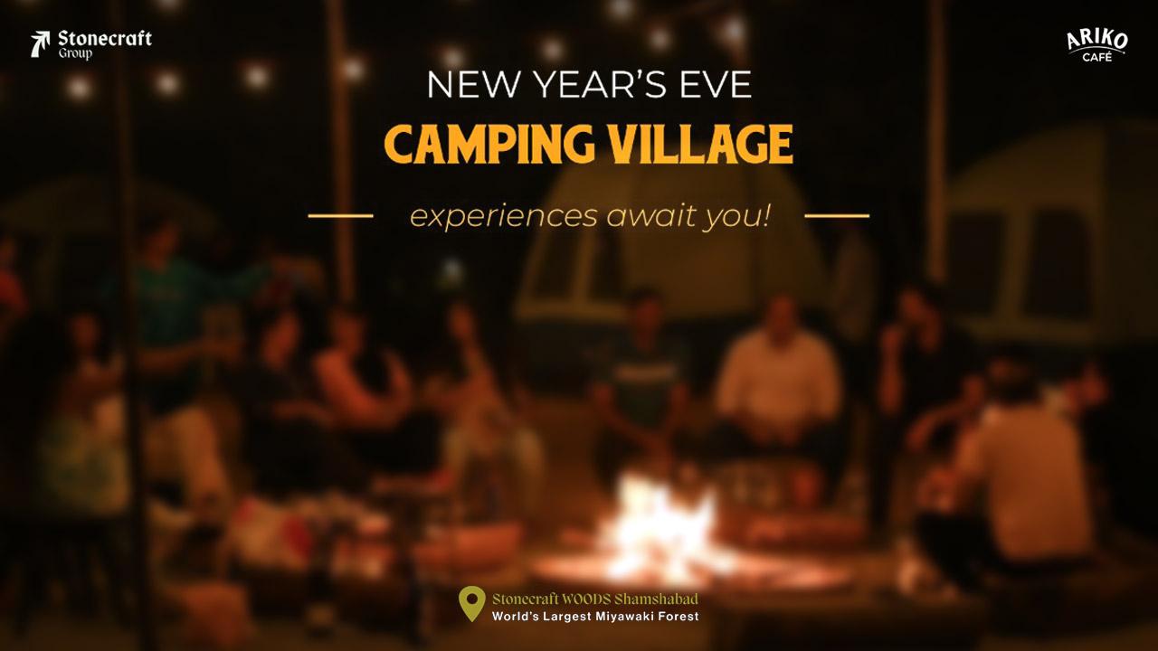 NYE 2024 Extravaganza - Immerse in Nature's Majesty at the Grand Forest Camping Experience by Stonecraft Woods Shamshabad