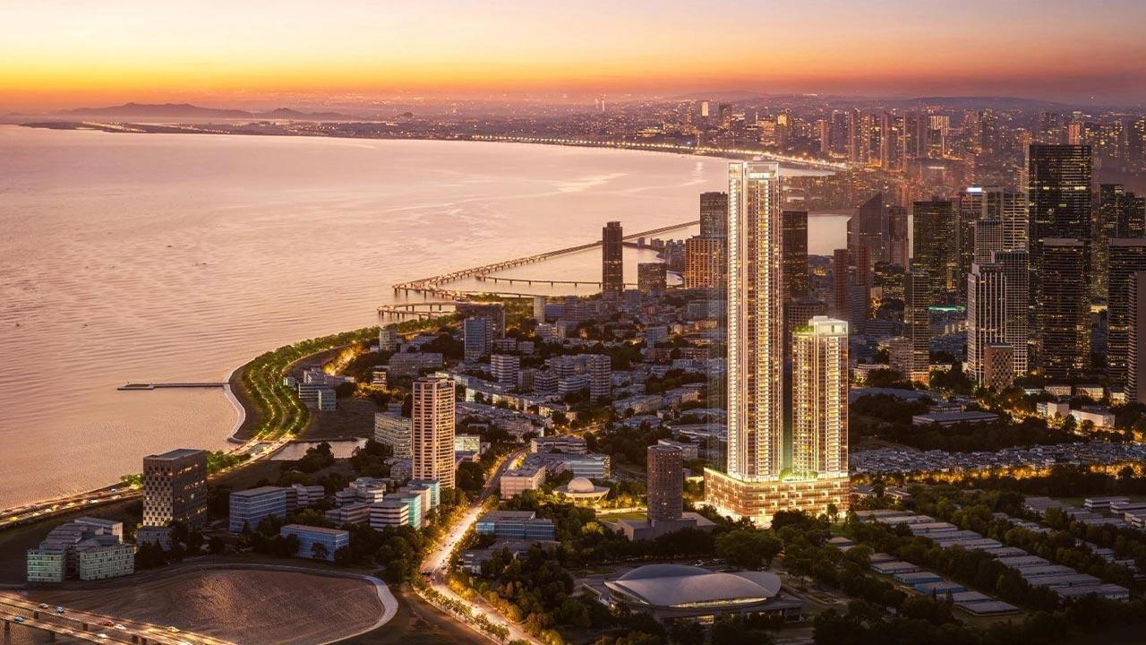 Godrej Trilogy Seafront elevation