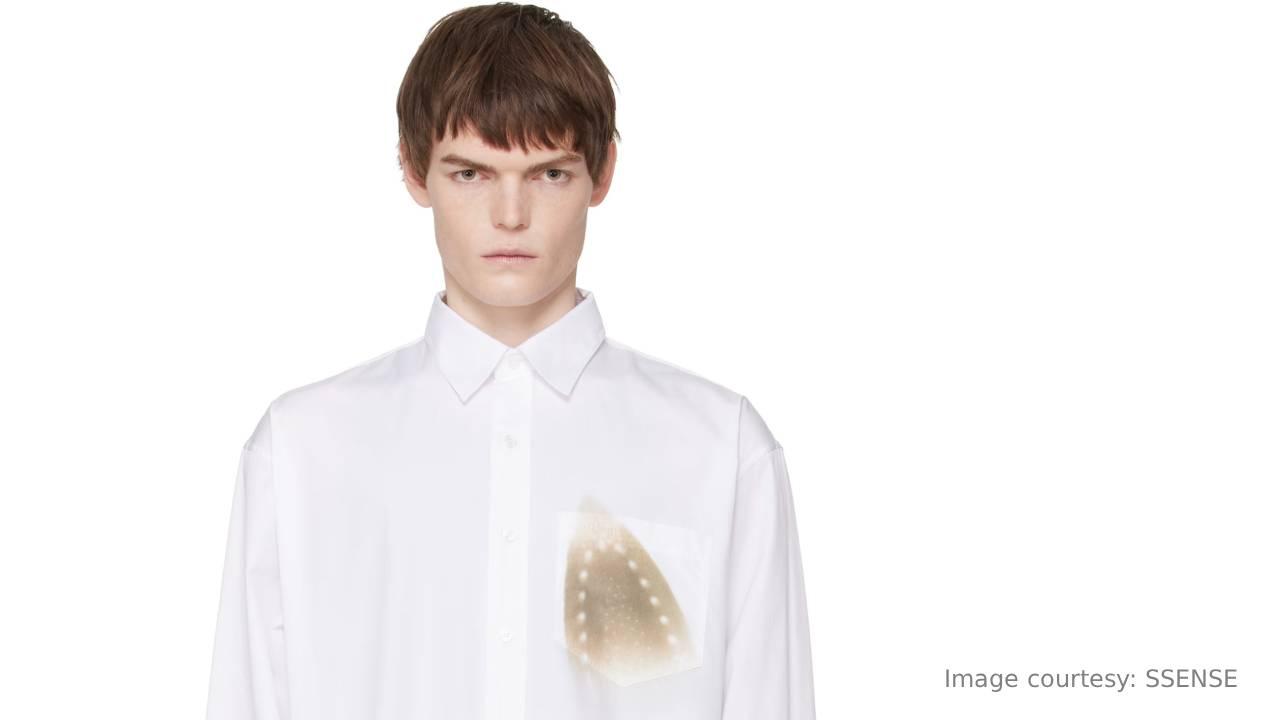 The Vetements Iron Burn Shirt: USD 1,139 of Engineered Imperfection