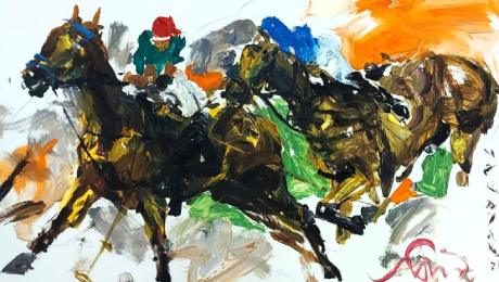 Polo Series Painting Exhibit